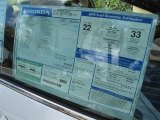2011 Honda Accord EX Coupe Window Sticker