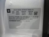 2012 Chevrolet Impala LS Info Tag