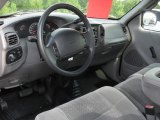 2001 Ford F150 XL Regular Cab 4x4 Medium Graphite Interior
