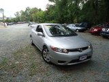 2007 Alabaster Silver Metallic Honda Civic LX Coupe #53364734