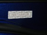 2007 Acura TL 3.5 Type-S Info Tag