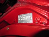 1982 Chevrolet Corvette Coupe Info Tag