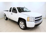 2008 Summit White Chevrolet Silverado 1500 LT Extended Cab 4x4 #53364663