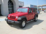2011 Flame Red Jeep Wrangler Unlimited Sport 4x4 #53364516