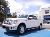 2011 White Platinum Metallic Tri-Coat Ford F150 Lariat SuperCrew #53409640