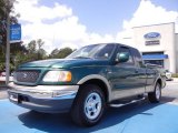 2000 Amazon Green Metallic Ford F150 Lariat Extended Cab #53409651