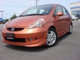 2008 Blaze Orange Metallic Honda Fit Sport #53409675
