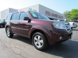 2009 Dark Cherry Pearl Honda Pilot EX-L #53410183