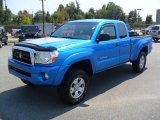 Speedway Blue Toyota Tacoma in 2005