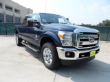 2012 Dark Blue Pearl Metallic Ford F250 Super Duty Lariat Crew Cab 4x4 #53409782