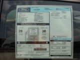 2012 Ford Focus S Sedan Window Sticker