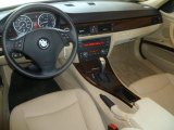 2009 BMW 3 Series 335d Sedan Beige Interior