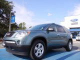 2010 Silver Green Metallic GMC Acadia SLE #53463346