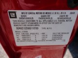 2006 Chevrolet Avalanche LT Info Tag