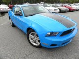 2010 Grabber Blue Ford Mustang V6 Coupe #53463702
