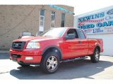 2005 Bright Red Ford F150 FX4 SuperCab 4x4 #53410573