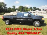 2011 Onyx Black GMC Sierra 3500HD Denali Crew Cab 4x4 Dually #53410584