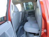 2008 Dodge Ram 1500 Big Horn Edition Quad Cab Medium Slate Gray Interior