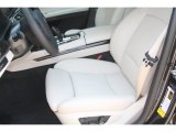 2012 BMW 7 Series 750i Sedan Oyster/Black Interior