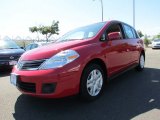 2011 Red Alert Nissan Versa 1.8 S Hatchback #53464212