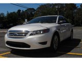 2010 White Platinum Metallic Tri-Coat Ford Taurus Limited #53464226