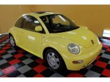 1999 Yellow Volkswagen New Beetle GLS Coupe #53463877