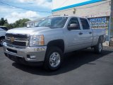 2011 Sheer Silver Metallic Chevrolet Silverado 2500HD LT Crew Cab 4x4 #53463241