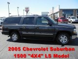 2005 Dark Gray Metallic Chevrolet Suburban 1500 LS 4x4 #53464246