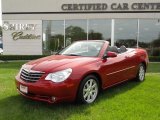 2008 Inferno Red Crystal Pearl Chrysler Sebring Touring Convertible #53463321