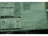 2011 Toyota Tundra Platinum CrewMax 4x4 Window Sticker