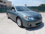 2011 Aloe Green Metallic Toyota Camry LE #53463623