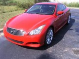 Vibrant Red Infiniti G in 2009