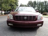 2001 Cabernet Dark Red Cadillac DeVille DTS Sedan #53410311