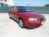 2004 Crimson Dark Red Hyundai Elantra GLS Sedan #53463643