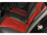 2012 Audi S4 3.0T quattro Sedan Black/Magma Red Interior