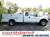 2011 Oxford White Ford F350 Super Duty XL SuperCab 4x4 Chassis Commercial #53544959