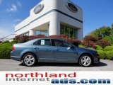 2012 Steel Blue Metallic Ford Fusion SE #53544964