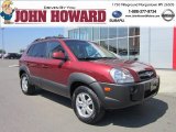 2007 Mesa Red Metallic Hyundai Tucson SE 4WD #53410373