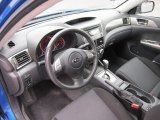 2008 Subaru Impreza WRX Sedan Carbon Black Interior