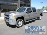 2008 Graystone Metallic Chevrolet Silverado 2500HD LTZ Crew Cab 4x4 #53463962