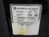 1976 Chevrolet Corvette Stingray Coupe Info Tag