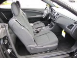 2011 Chrysler 200 Touring Convertible Black Interior