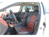 2008 Chevrolet Malibu LTZ Sedan Ebony/Brick Red Interior