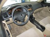 2004 Honda Accord LX Coupe Ivory Interior