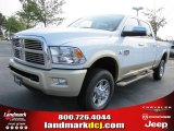 2012 Bright White Dodge Ram 2500 HD Laramie Longhorn Crew Cab 4x4 #53598478