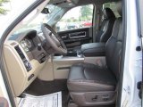 2012 Dodge Ram 2500 HD Laramie Longhorn Crew Cab 4x4 Light Pebble Beige/Bark Brown Interior