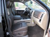 2012 Dodge Ram 2500 HD Laramie Longhorn Crew Cab 4x4 Light Pebble Beige/Bark Brown Interior