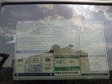 2012 Hyundai Santa Fe SE V6 Window Sticker