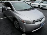 2007 Alabaster Silver Metallic Honda Civic Hybrid Sedan #53598329