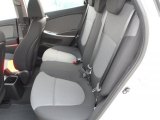 2012 Hyundai Accent GS 5 Door Black Interior